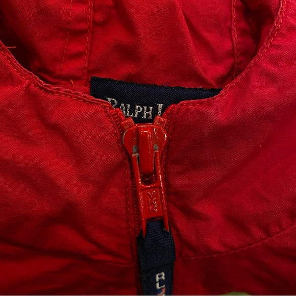 Ralph Lauren Polo Sport Jacket Size 12M - 24M  L XL Colorblock Spell Out Flag - Picture 9 of 14